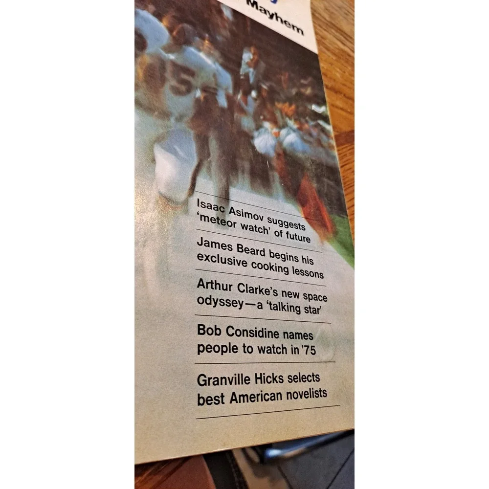 American Way Magazine January 1975 Super Bowl